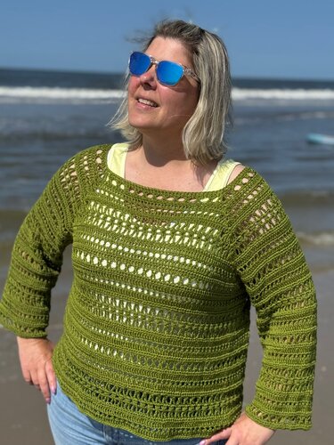 Häkelanleitung Rundhals-Pullover / Shirt Pinaca