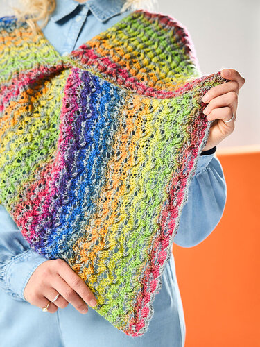 MINI-PONCHO SÜSSE FRÜCHTE, gestrickt - Stricken