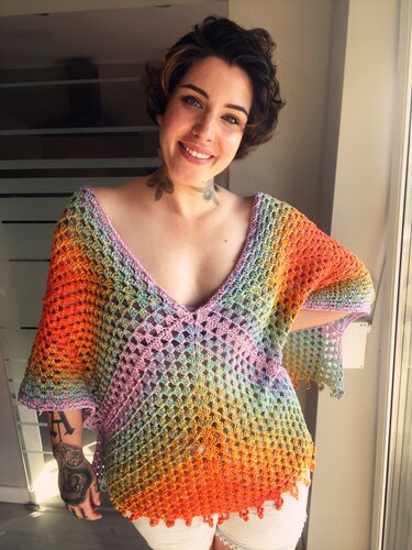 Häkelanleitung Pulli "BEACHPARTY"