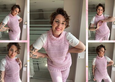 Häkelanleitung Pullunder "ROSALIE"