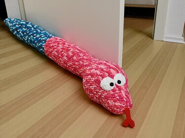Draft excluder Snake - Crochet Pattern| Deco | Bolster | stuffed animal