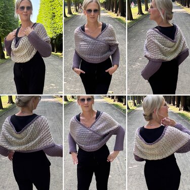 Häkelanleitung Ärmelschal "Love of Vintage"