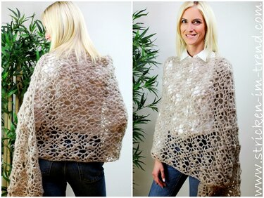 Crochet Pattern for Autumn Stole / Shoulder Wrap | Stole AlpakaWool #1