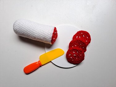 Salami sausage - Crochet