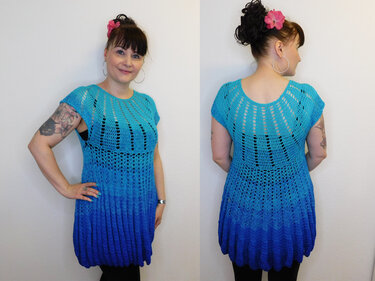 Tunika-Kleid PUSTEKUCHEN Häkelanleitung