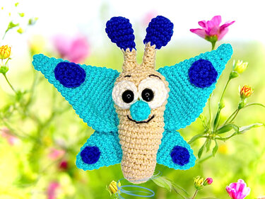 Funny Butterfly Trio - Crochet Pattern
