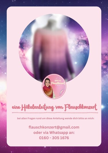 Mystery-Häkelanleitung Pulli "MONDLICHTZAUBER" - Bild 2