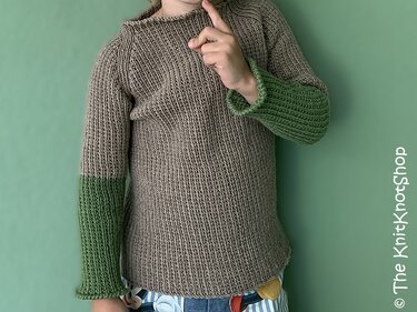 Strickanleitung Kleinkind Pullover Livinus (kein Zusammennähen) - Bild 8