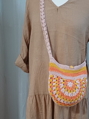 Kleine Tasche "Betty" häkeln, ballonform Geschenk