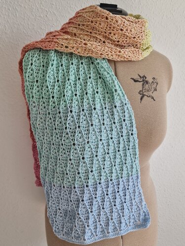 Häkelanleitung für den Spitzenschal "Samantha"