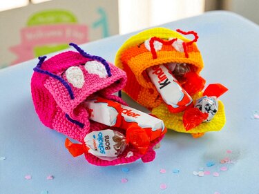 Funny Backpack Monster - Crochet Pattern