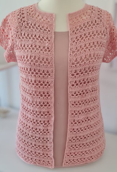 "Little Break" 4 in 1 Häkelanleitung in RVO / Weste, Jacke, Pullover, Shirt - Bild 10