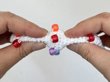 No Sew Crochet Fidget Pattern, Marble Pusher, Bagcharm crochet Pattern