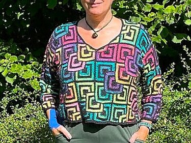 Karl Nr.10, Sommerpulli mit 3/4 Ärmeln - Stricken