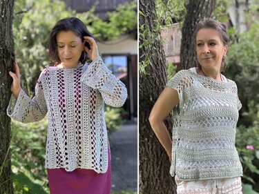AZALEE Pullover & Shirt | BEGLEITBLATT für Video-Häkelanleitung