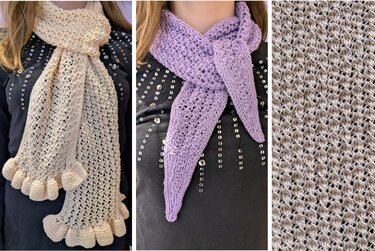 Mini-Scarf Summer Feeling - 2 Varianten - Strickanleitung