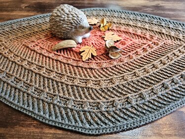 Häkelanleitung Tischdecke Alva oval