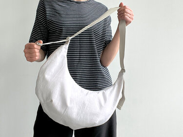 Halfmoon Bag PDF Pattern & Instructions - Sewing