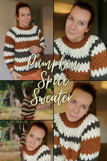 Pumpkin Spice Sweater – Häkelanleitung