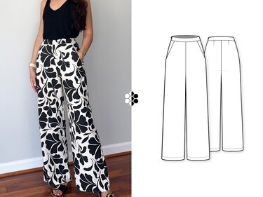 Hose und Shorts Rita | Klassische Form | PDF-Schnittmuster Damen | Gr.34–56 - Bild 6