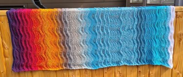 Flowing Waves (Wellendecke oder Wellenstola) - Bild 4