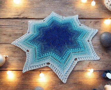 Star Doily "Sterope" - Crochet