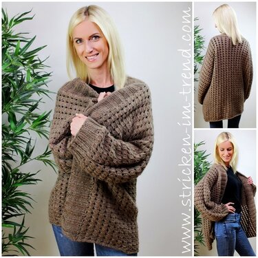 Knitting Pattern for Cozy Vest | CAPE#Jacket #2 | MerinoSuperKid #2