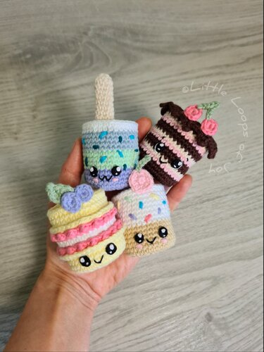 Crochet Pattern Chair Leg Covers "Kawaii Sweet Treats"