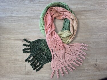 Häkelanleitung Schal oder Stola Asra