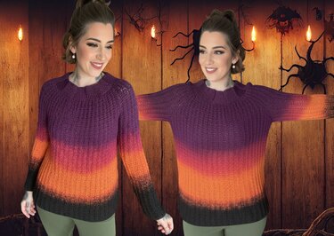 Häkelanleitung Pulli "WITCHY WARMTH"