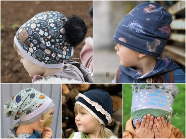 Beanie einfach* Mütze + Loop *mal inkl. Beamerdatei - Nähen