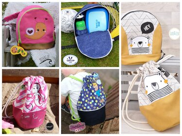 E-Book Kindergartenset Rückenflitzer & Lieblingsbüddel - Nähen