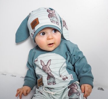 Baby Mütze - kleiner Dööts - Ganzjahresmütze - Nähen