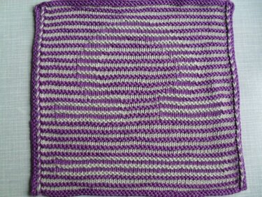 Tierkreiszeichen Waage in Schattenstricktechnik - Stricken