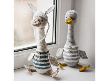 Bernard die Gans Häkelanleitung – Bauernhoftier Amigurumi PDF