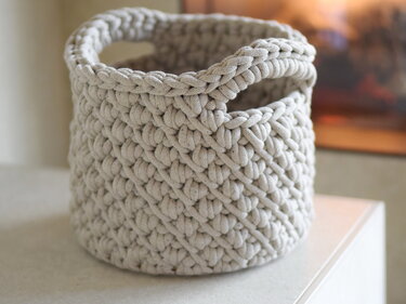 +ALERA + crochet basket Hygge Style Storage Basket, Modern Home Decor & DIY