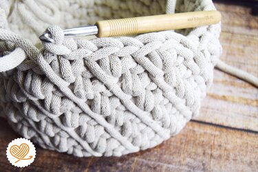 +ALERA + crochet basket Hygge Style Storage Basket, Modern Home Decor & DIY