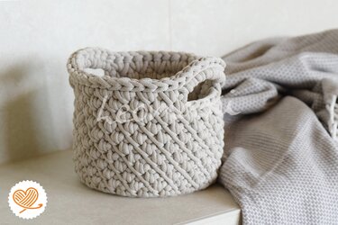 + ALERA + Häkelkorb im Hygge Style Aufbewahrungskorb im modernen Design - Bild 13