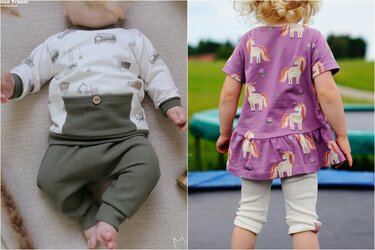 Hej Lütten - Ganzjahres Babyshirt - inkl. Knopfleiste - Nähen