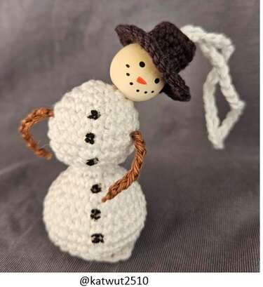 Melting Snowman – Crochet Pattern (PDF)