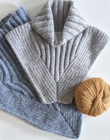 Another neckwarmer, knitting pattern, cowl, loop - Image 2