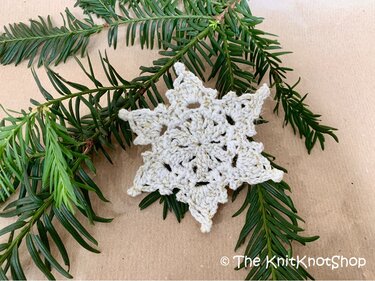 Crochet Pattern Christmasornament Star