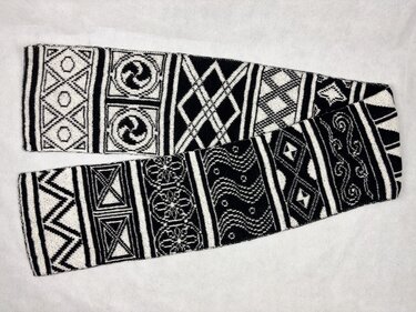 Scarf Pictura – Double Knitting Instructions