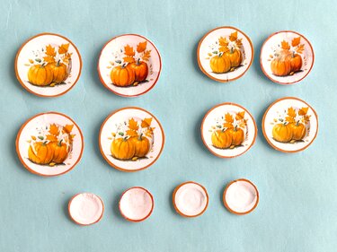 Bastelbögen Herbst-Miniaturen - Basteln