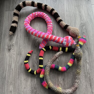 Crochet Snake PDF Pattern, easy beginner, Belize creature