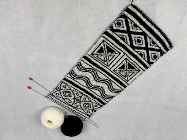 Scarf Mur Bella – Double Knitting Instructions