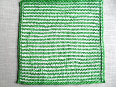 Schafbock in Schattenstricktechnik - Stricken