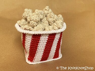 Häkelanleitung Häkelsnack Popcorntüte