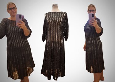 Häkelanleitung Kleid "BLACK MAMBA"
