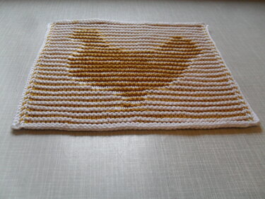 Huhn in Schattenstricktechnik mit dem besonderen Rand - Bild 10
